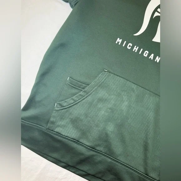 Fanatics Michigan State Spartans Defender Pullover Hoodie Size L Camo - Picture 6 of 7